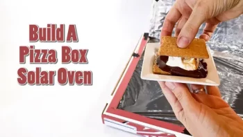 how to make a solar oven with a pizza box